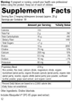 SP Complete® Dairy Free, Rev 11 Supplement Facts