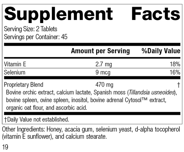 3850-Cataplex-E2-R19-Supplement-Facts-Label