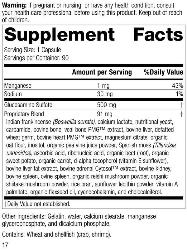 Glucosamine Synergy®, 90 Capsules, Rev 16 Supplement Facts