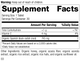 Spanish Black Radish, 20 Tablets, Rev 01 Supplement Label
