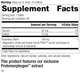 8025 Thytrophon PMG R18 Supplement Facts