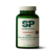 A bottle of Canine Musculoskeletal Support, a powder supplement for dogs’ muscles, ligaments and bone health, next to an image of the powder supplement.