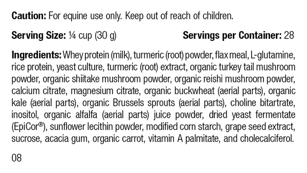 Equine Immune Support, Rev 06 Supplement Facts