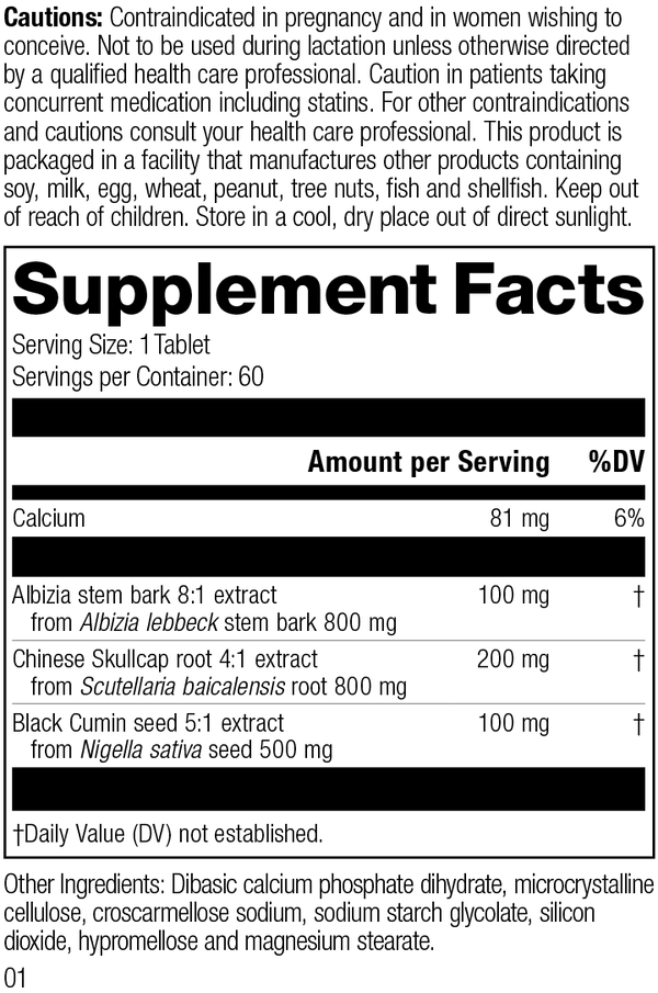 supplement fact label